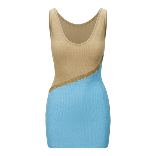 Akosha Aquaria Dress - Sandy / Aqua