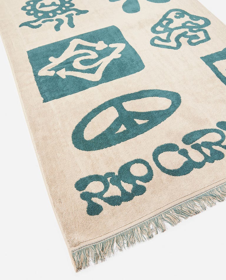 Rip Curl Saltwater Culture Towel - Vintage White