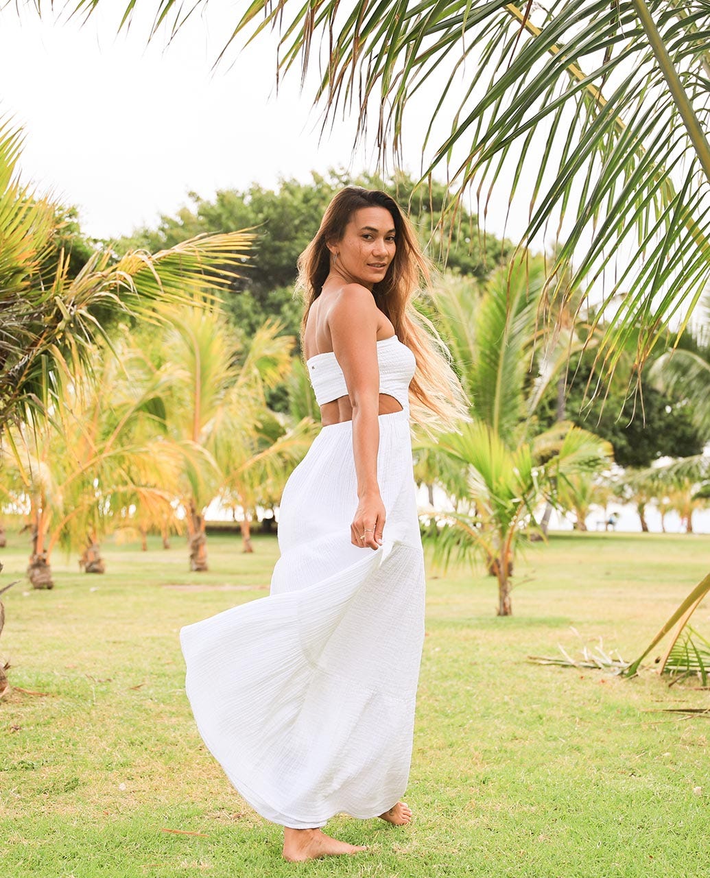 Rip Curl Premium Surf Maxi Dress - White