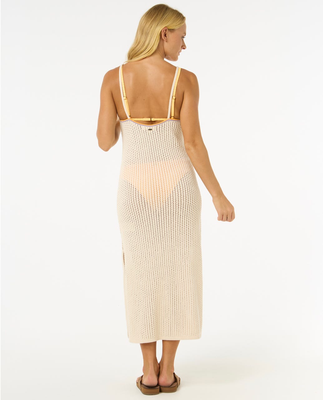 Rip Curl Cala Vadella Crochet Dress - Off White