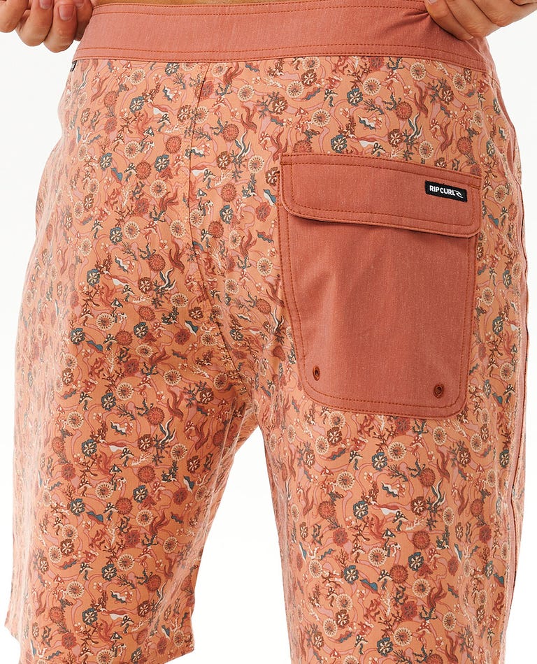 Rip Curl Mirage Floral Reef 19" Boardshort - Clay