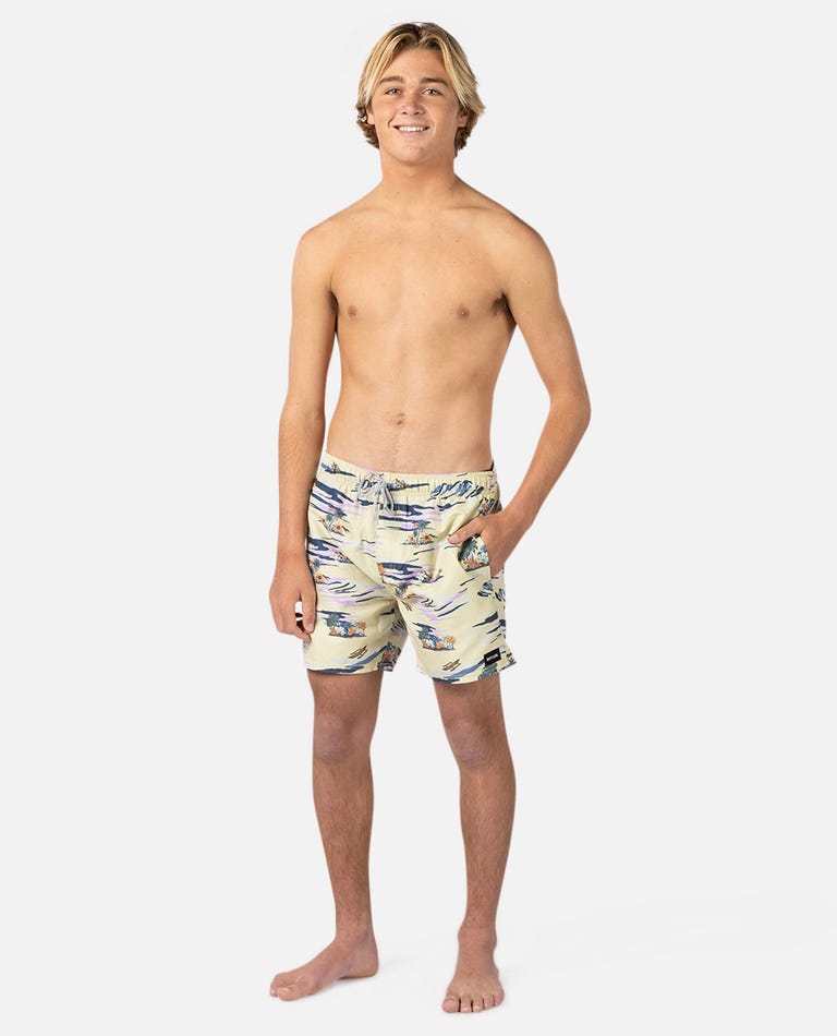 Rip Curl Scenic Volley Boardshort - Vintage Yellow
