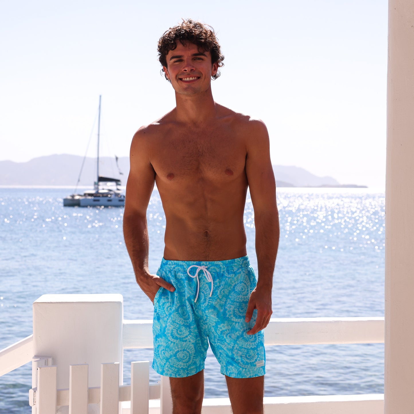Kulani Kinis Mens Swim Trunks - Starry Seas (Mermaid Moon Collection)