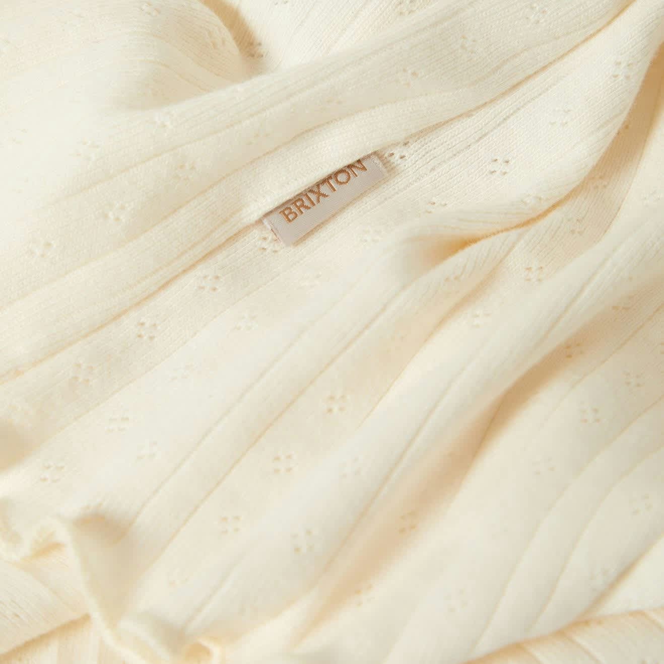 Brixton Dolly Slim Knit T-Shirt - Off White