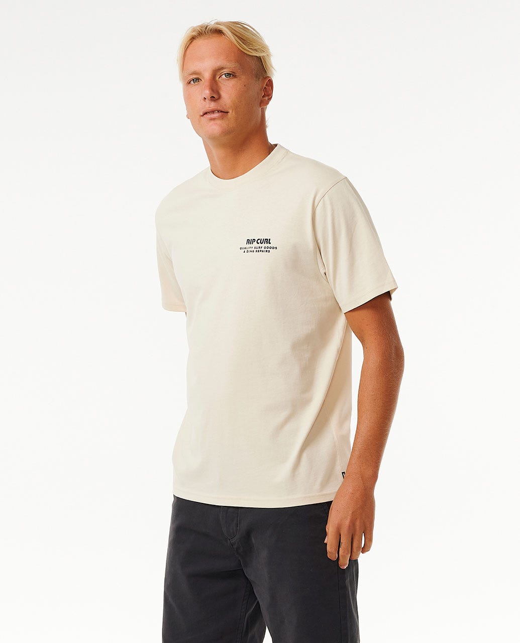Rip Curl Heritage Ding Repairs Tee - Vintage Yellow
