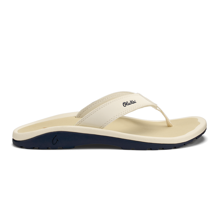 Olukai ‘Ohana Men's Beach Sandals - White Sand & Deepest Depths