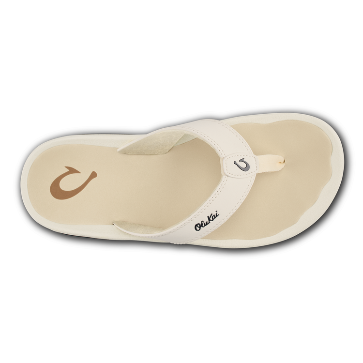 Olukai ‘Ohana Men's Beach Sandals - White Sand & Deepest Depths