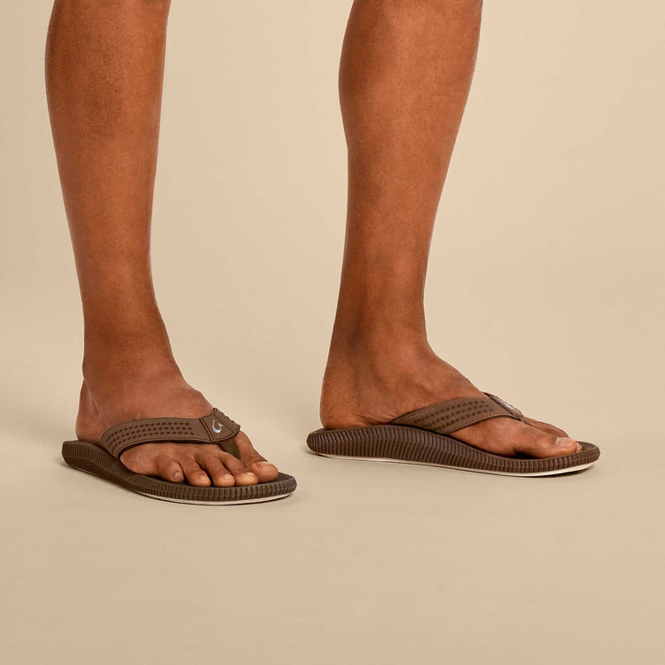 Olukai Ulele Men's Beach Sandal - Mustang