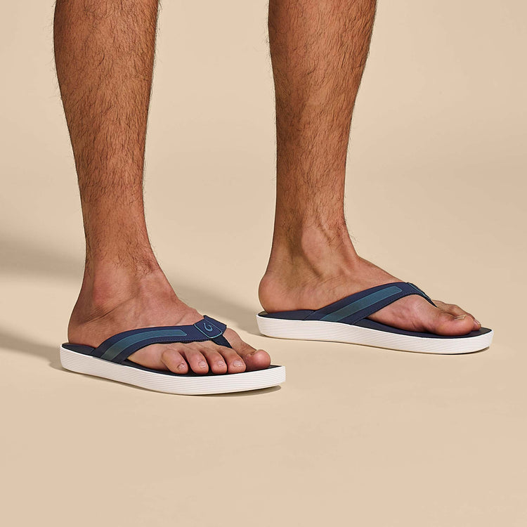 Olukai Leeward Men’s Everyday Beach Sandals - Navy