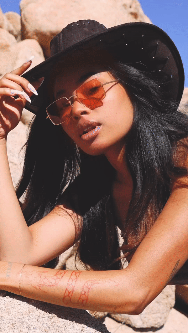 I-SEA Sublime Polarized Sunglasses - Gold & Peach