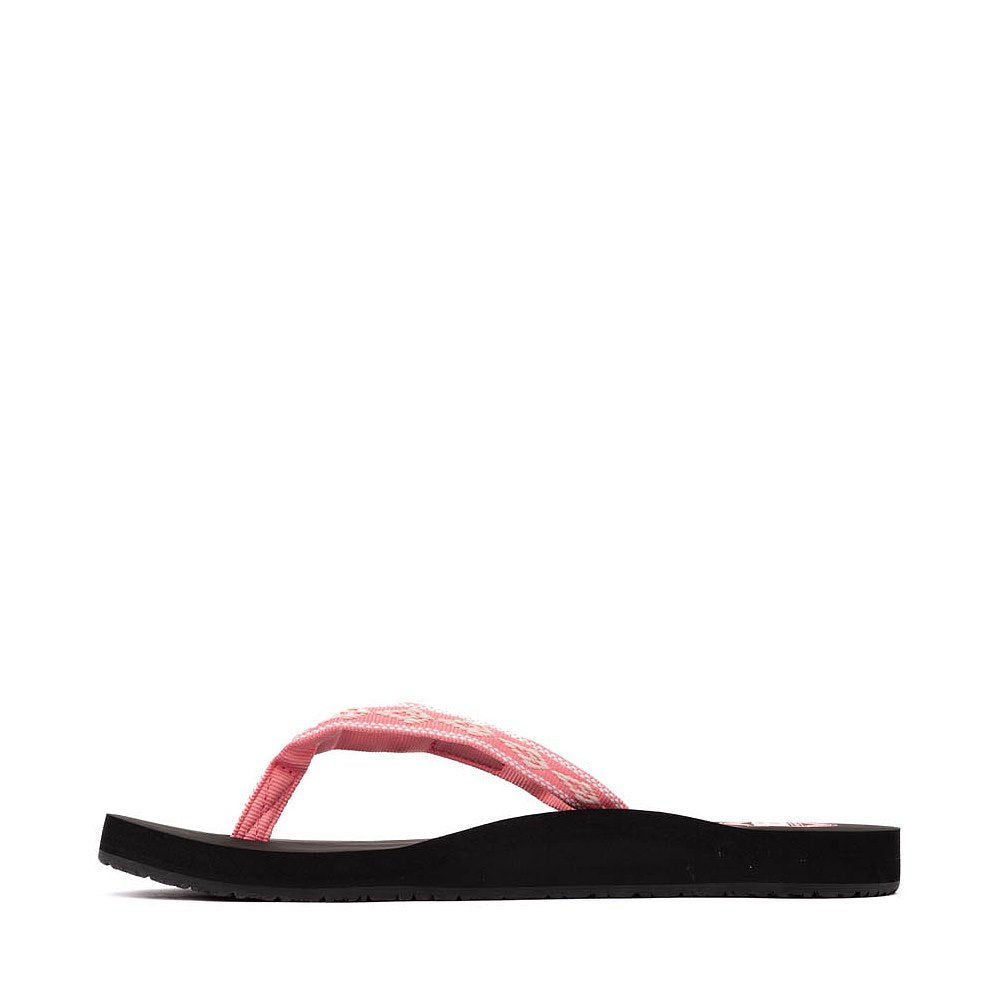 Reef Ginger Slide Sandal - Pink & Black