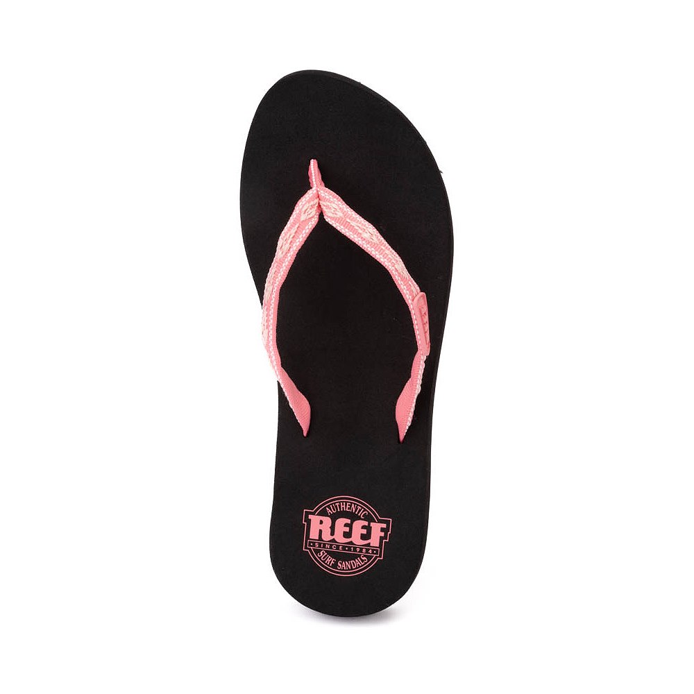 Reef Ginger Slide Sandal - Pink & Black