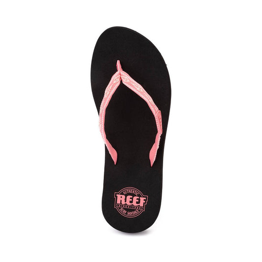 Reef Ginger Slide Sandal - Pink & Black
