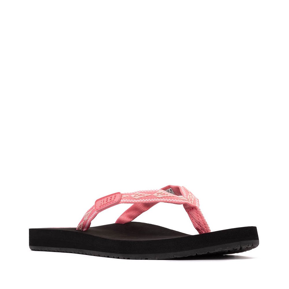 Reef Ginger Slide Sandal - Pink & Black