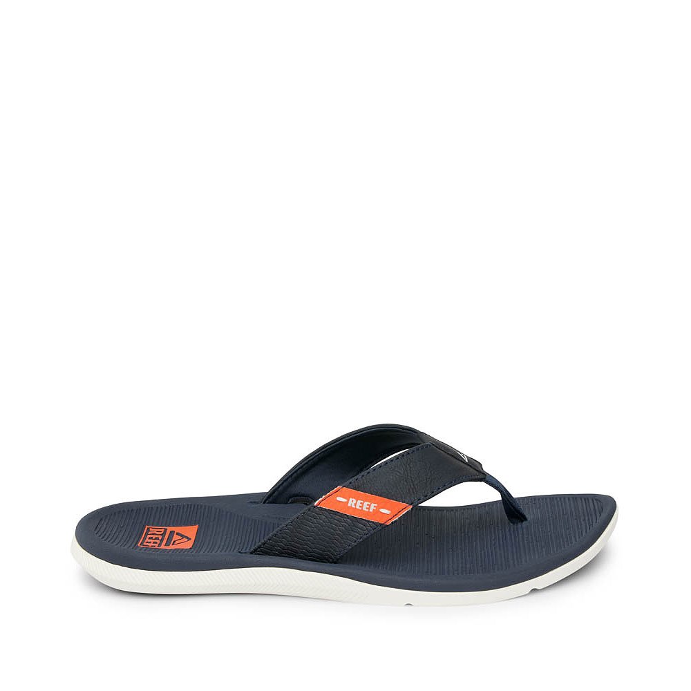 Reef Santa Ana Mens Sandals - Navy, White & Orange