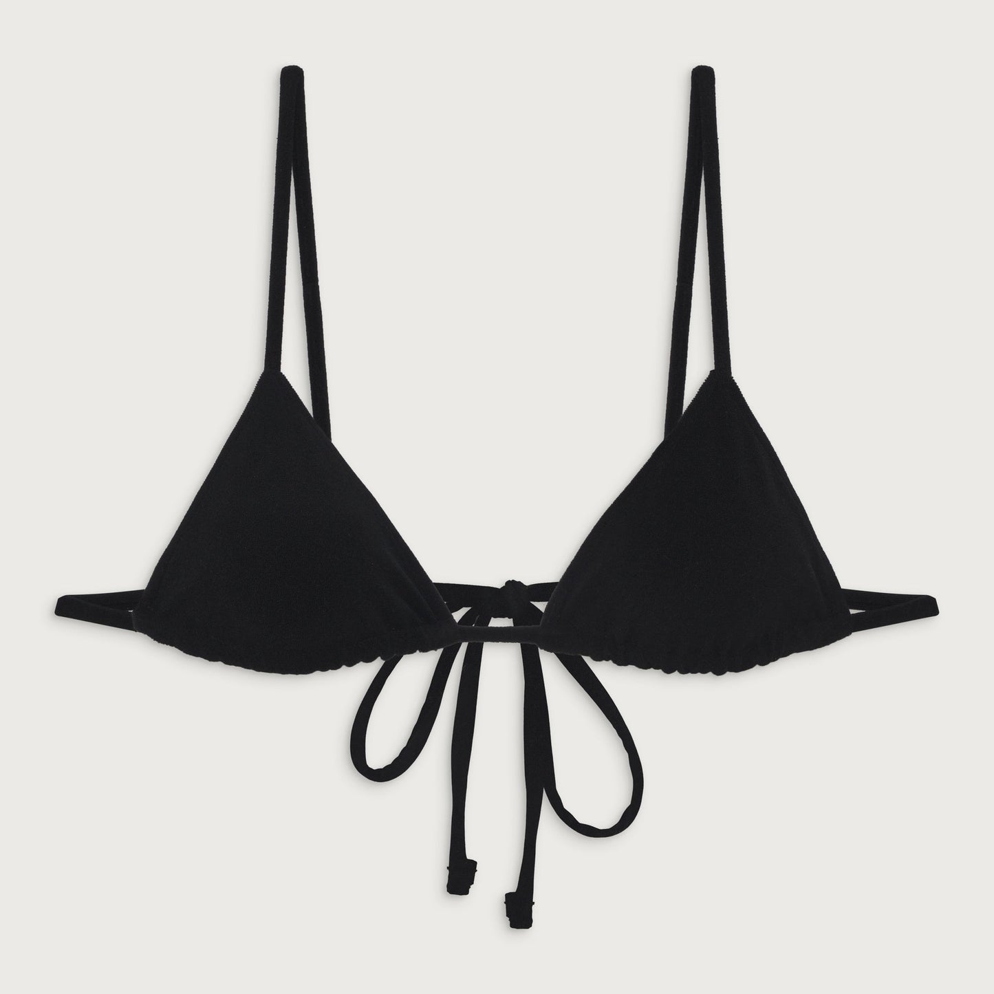 Frankies Bikinis Lumia Triangle Bikini Top - Black