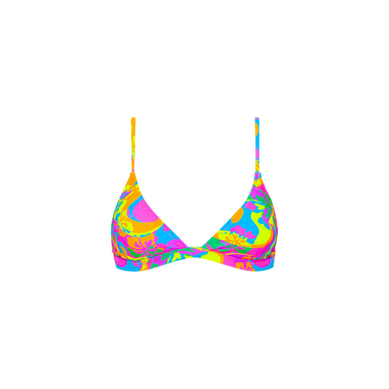 Kulani Kinis Basic Bralette Bikini Top - Tutti Frutti