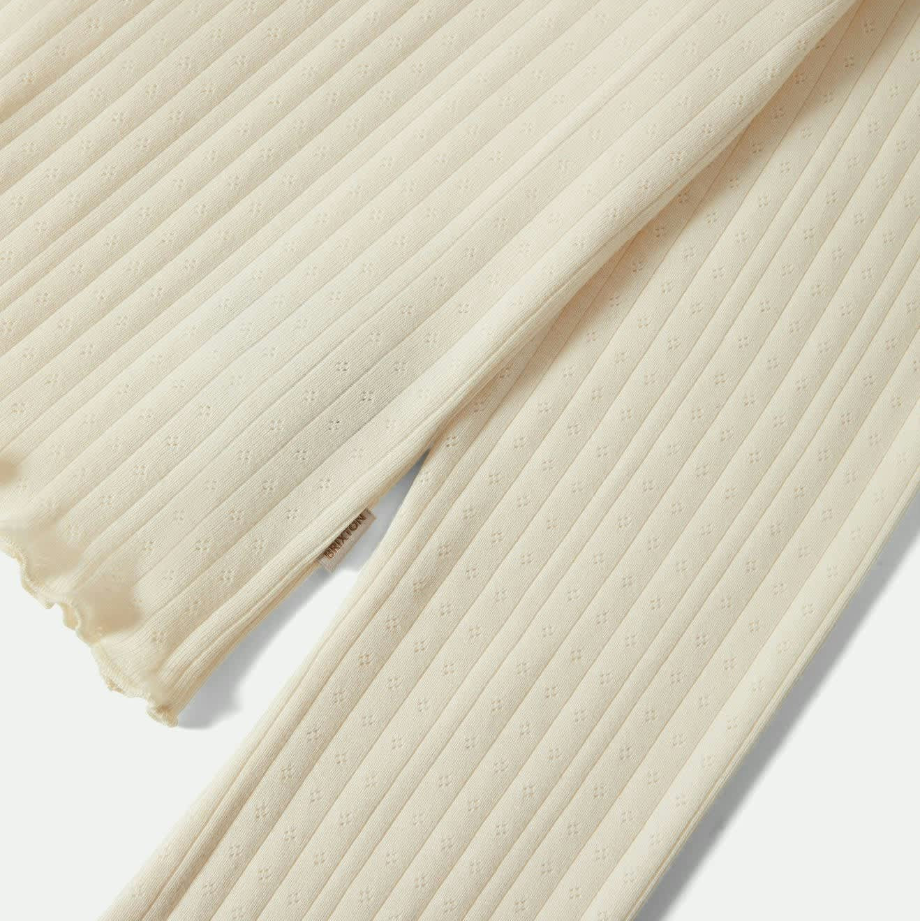 Brixton Dolly Slim Knit T-Shirt - Off White