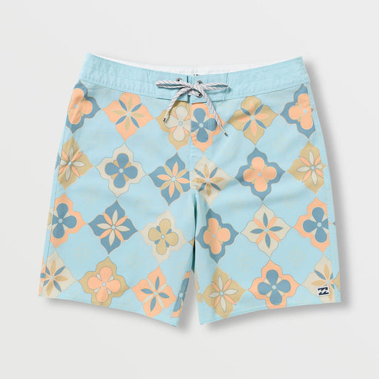 Billabong Sundays Pro Performance 18.5" Boardshorts - Dusty Blue