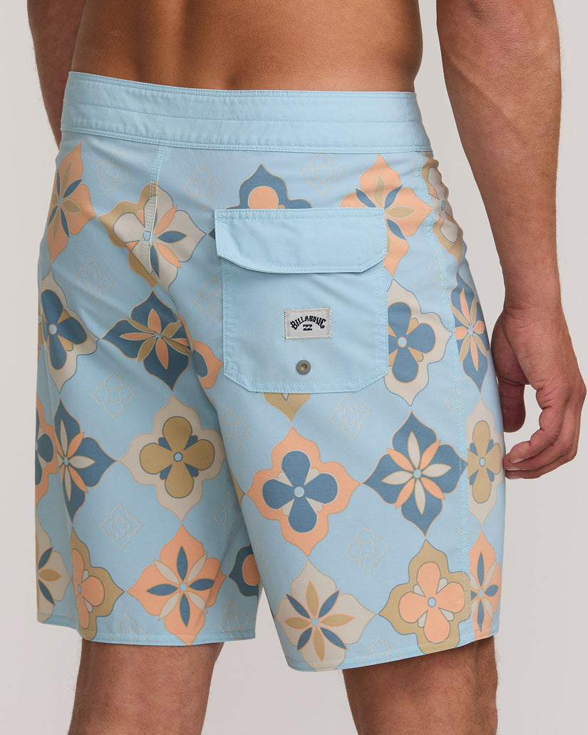 Billabong Sundays Pro Performance 18.5" Boardshorts - Dusty Blue