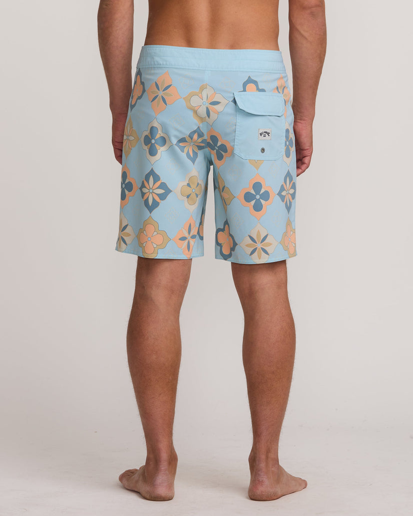 Billabong Sundays Pro Performance 18.5" Boardshorts - Dusty Blue
