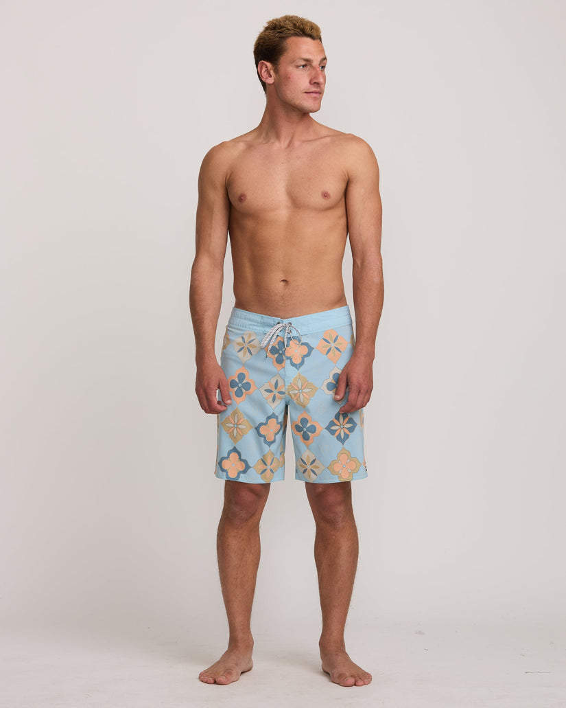 Billabong Sundays Pro Performance 18.5" Boardshorts - Dusty Blue