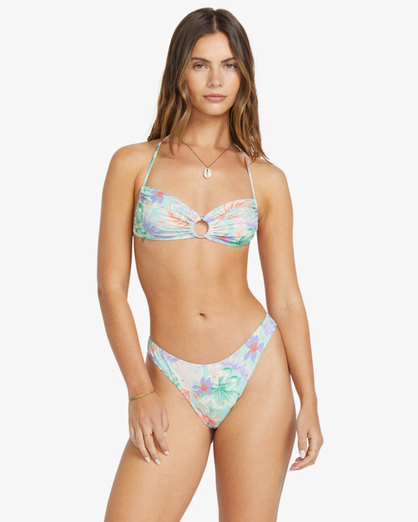 Billabong Wave Haze Skimpy Coverage Bikini - Coastal Blue