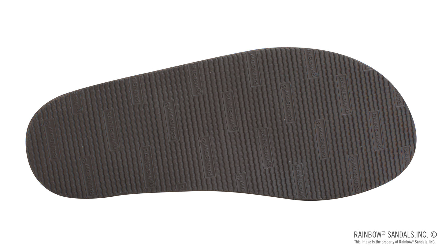 Rainbow Sandals Single Layer Hemp Top and Strap with Arch Support Sandal (Womens) - Natural