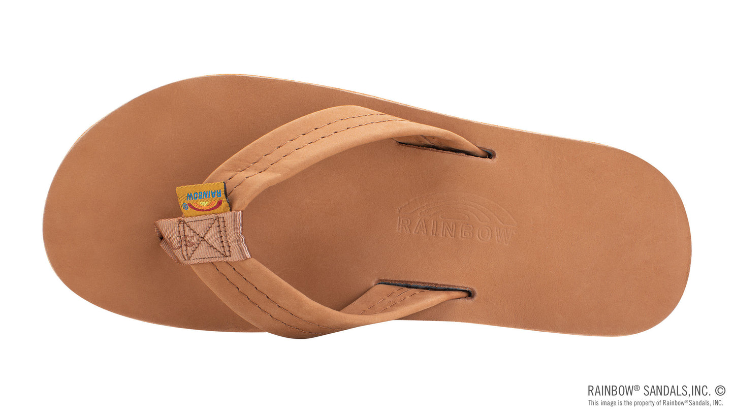 Rainbow Sandals Single Layer Premier Leather with Arch Support (Mens)
