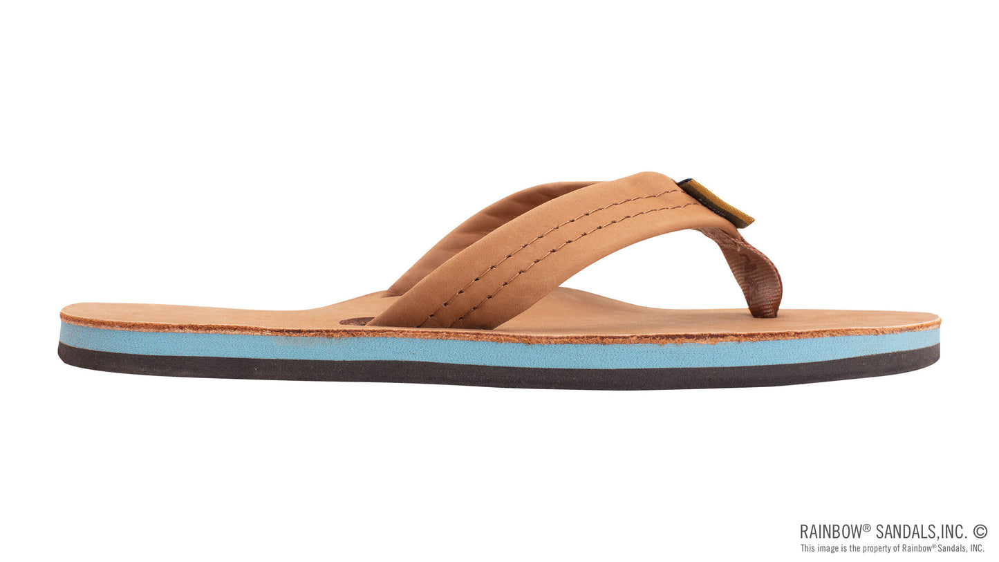 Rainbow Sandals Single Layer Premier Leather with Arch Support (Mens)