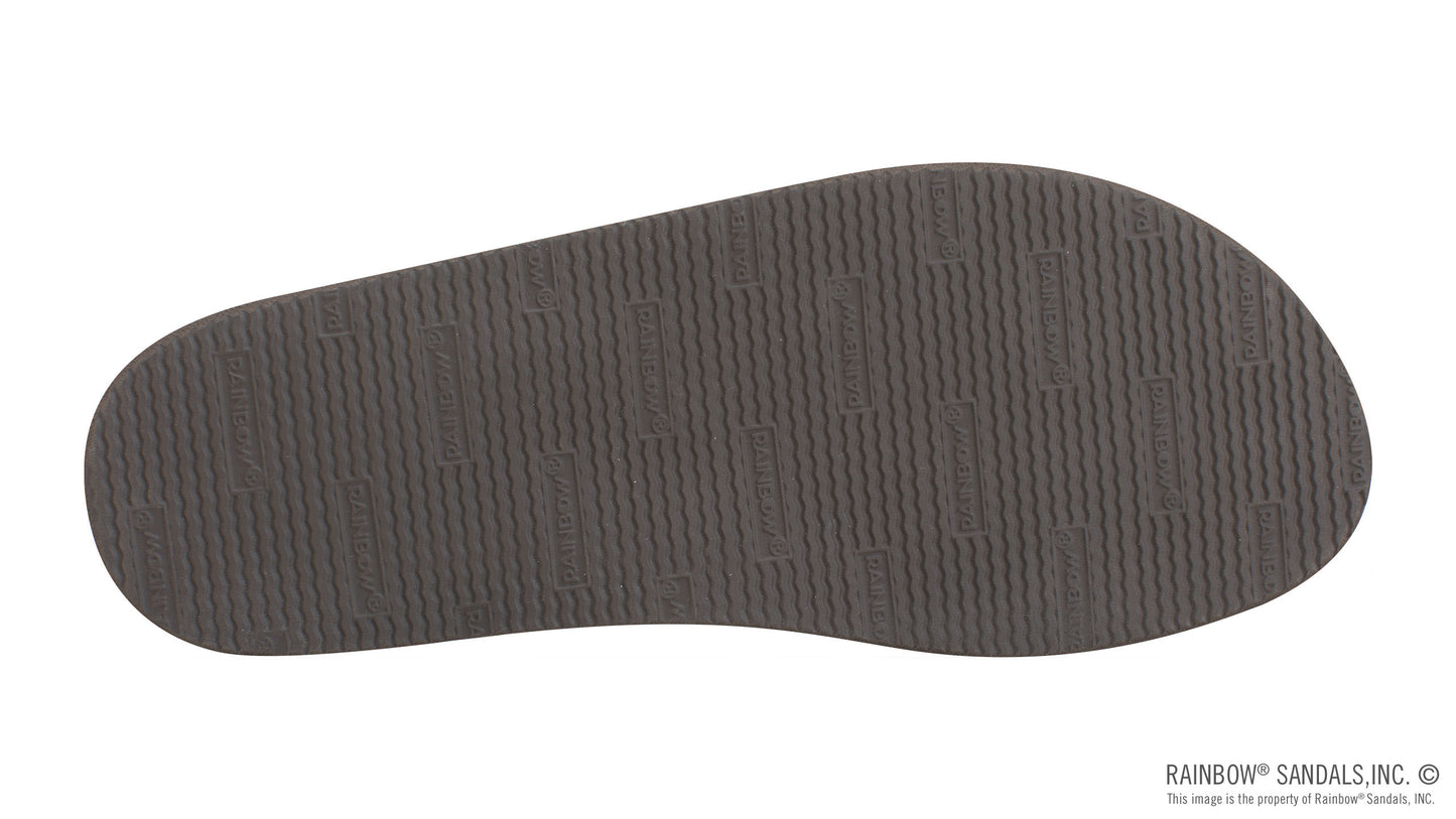 Rainbow Sandals Premier Blues - Single Layer Premier Leather with Blue Midsole 1" Strap (Mens)