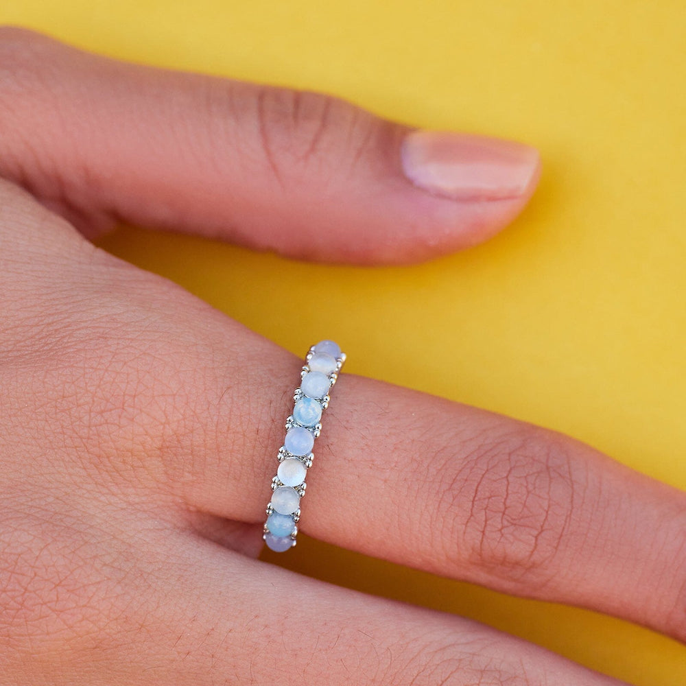 Pura Vida Bracelets Ombre Stone Ring - Silver