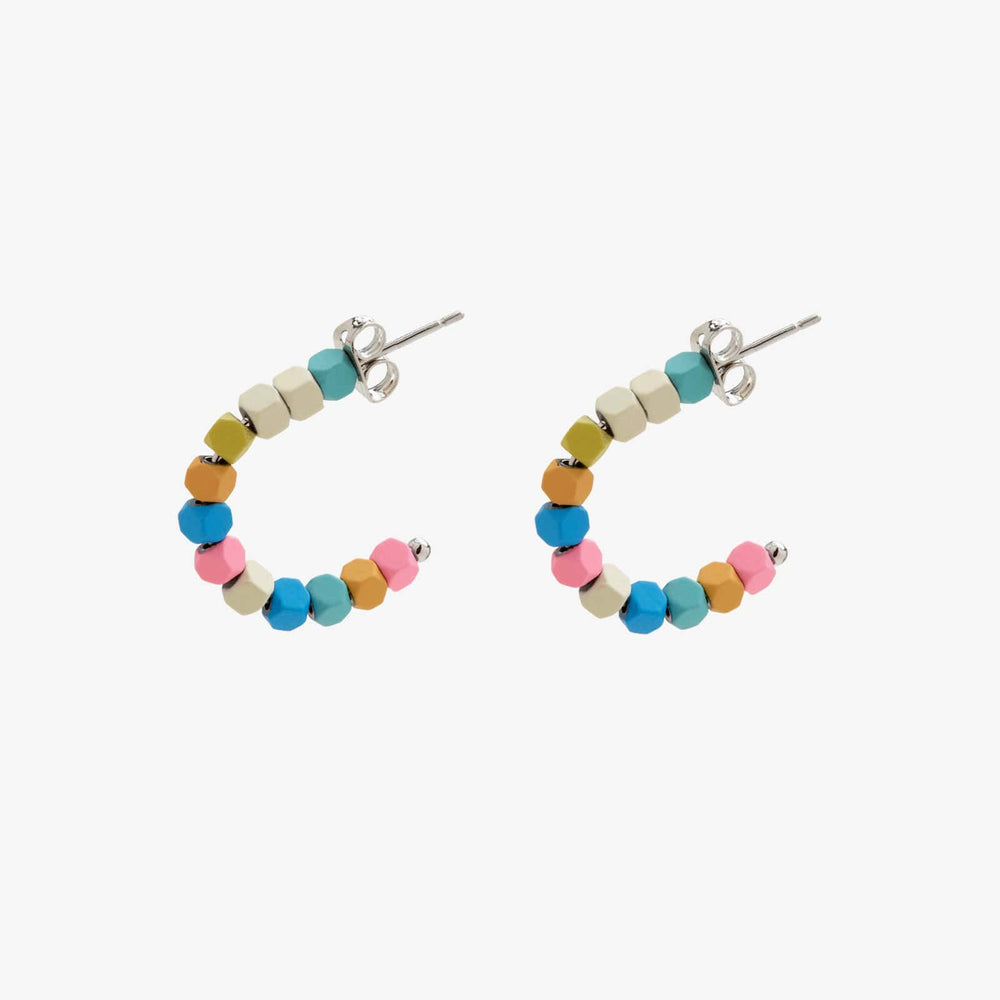 Pura Vida Bracelets Bahama Bead Hoop Earrings