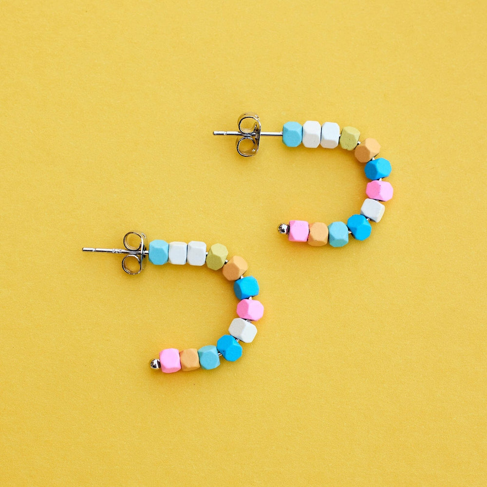 Pura Vida Bracelets Bahama Bead Hoop Earrings