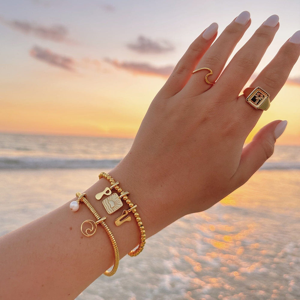 Pura Vida Bracelets Harper Charm - Gold