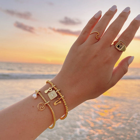 Pura Vida Bracelets Harper Charm - Gold