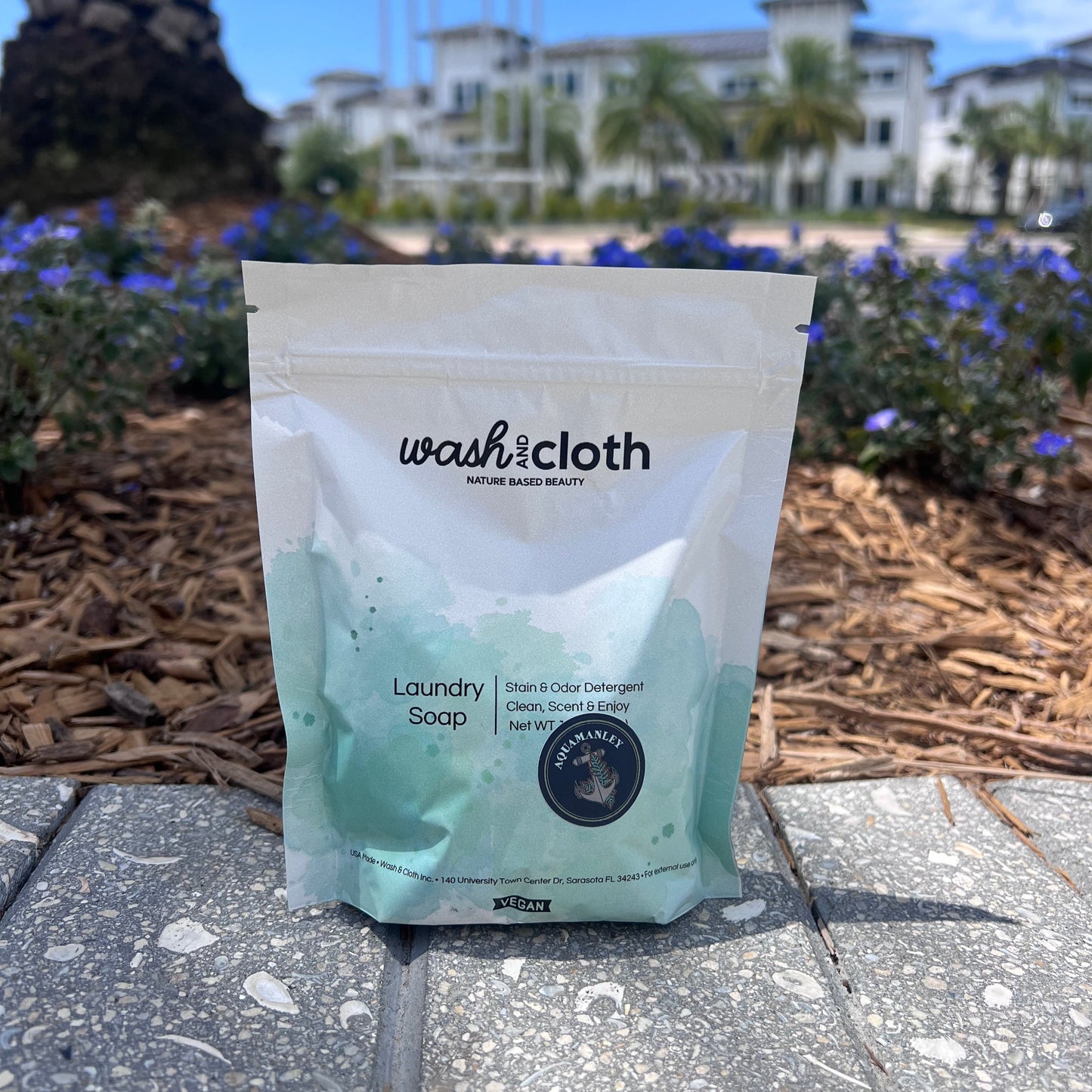 Wash & Cloth On The Go Natural Laundry Soap