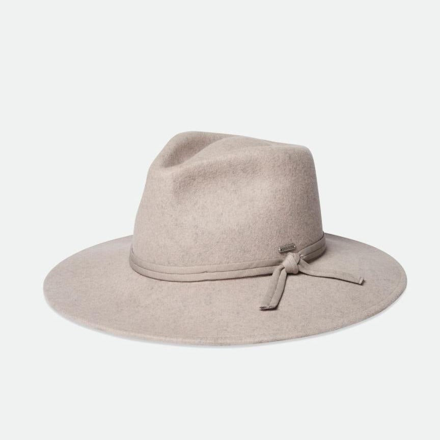 Brixton Joanna Felt Packable Hat in Oatmeal Size XS