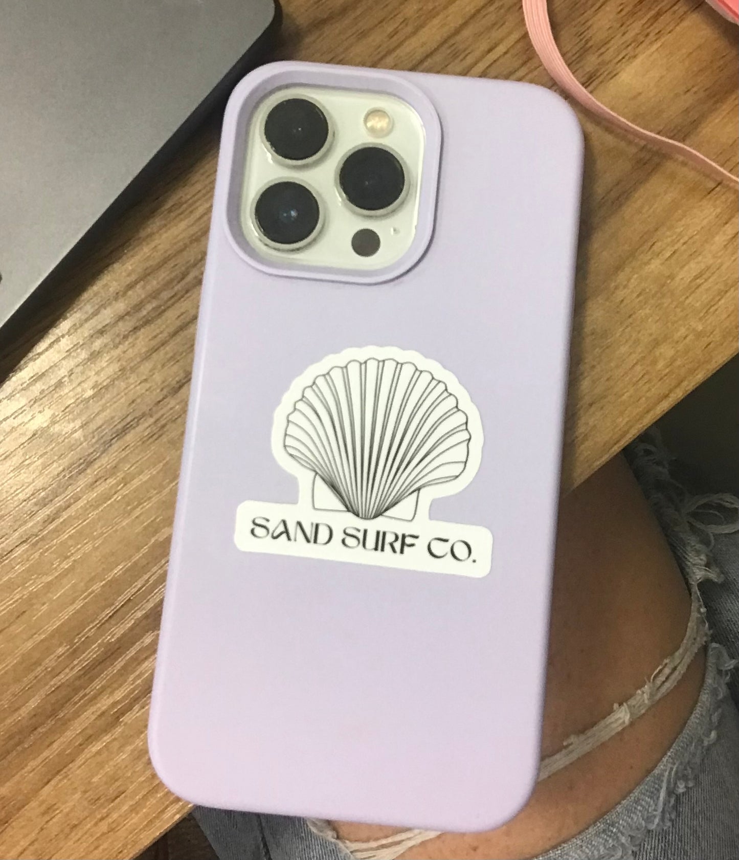 Sand Surf Co. Shell Sticker