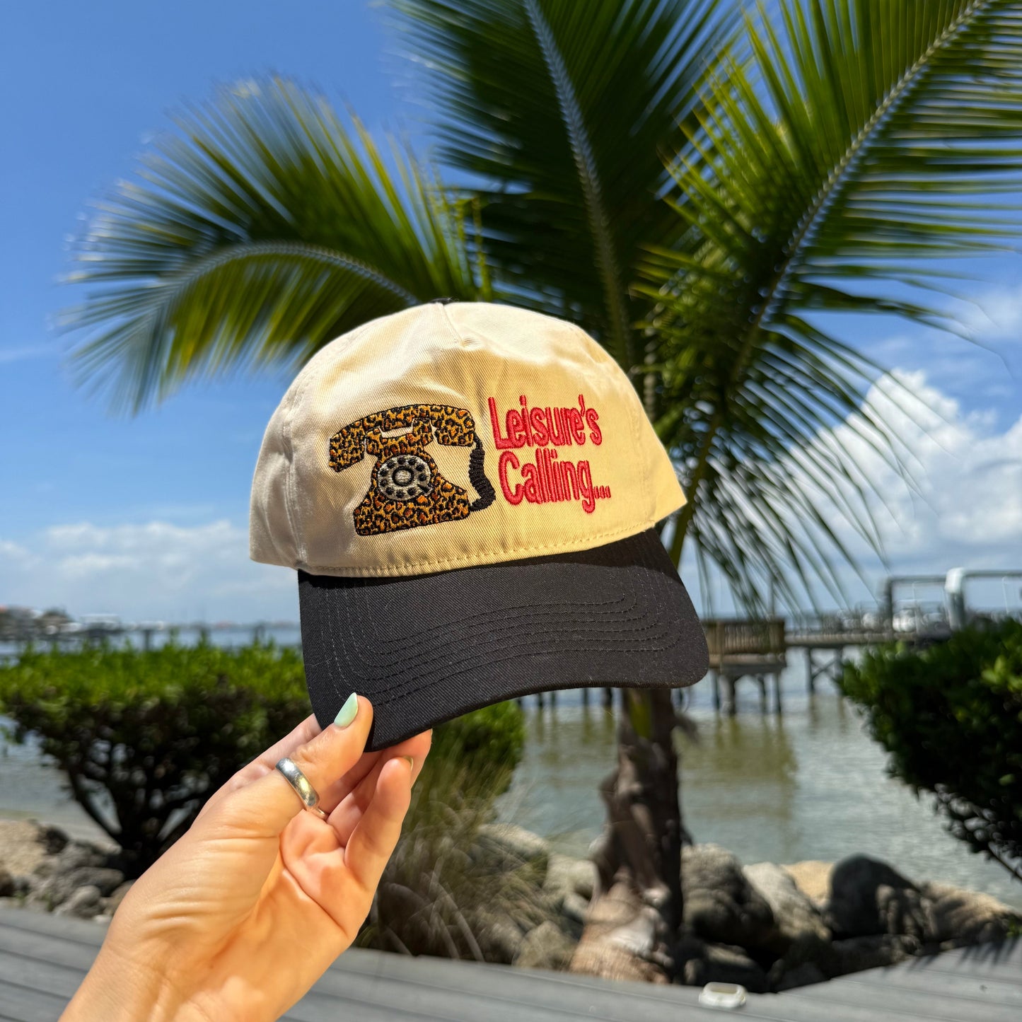 Duvin Leopard Calling Hat - Black