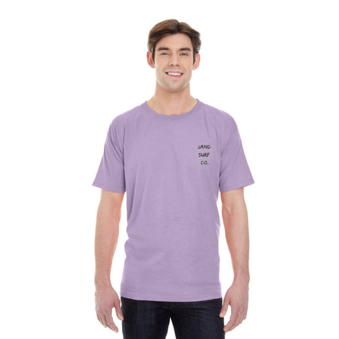 Sand Surf Co. Yin Yang Unisex Tee - Orchid