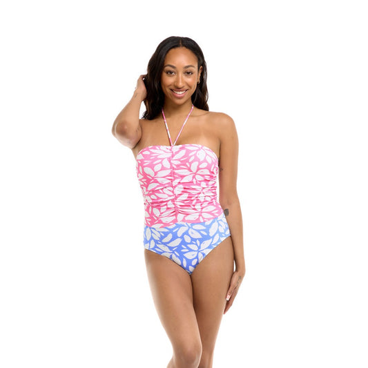 Body Glove Petals Julia One Piece Swimsuit - Periwinkle
