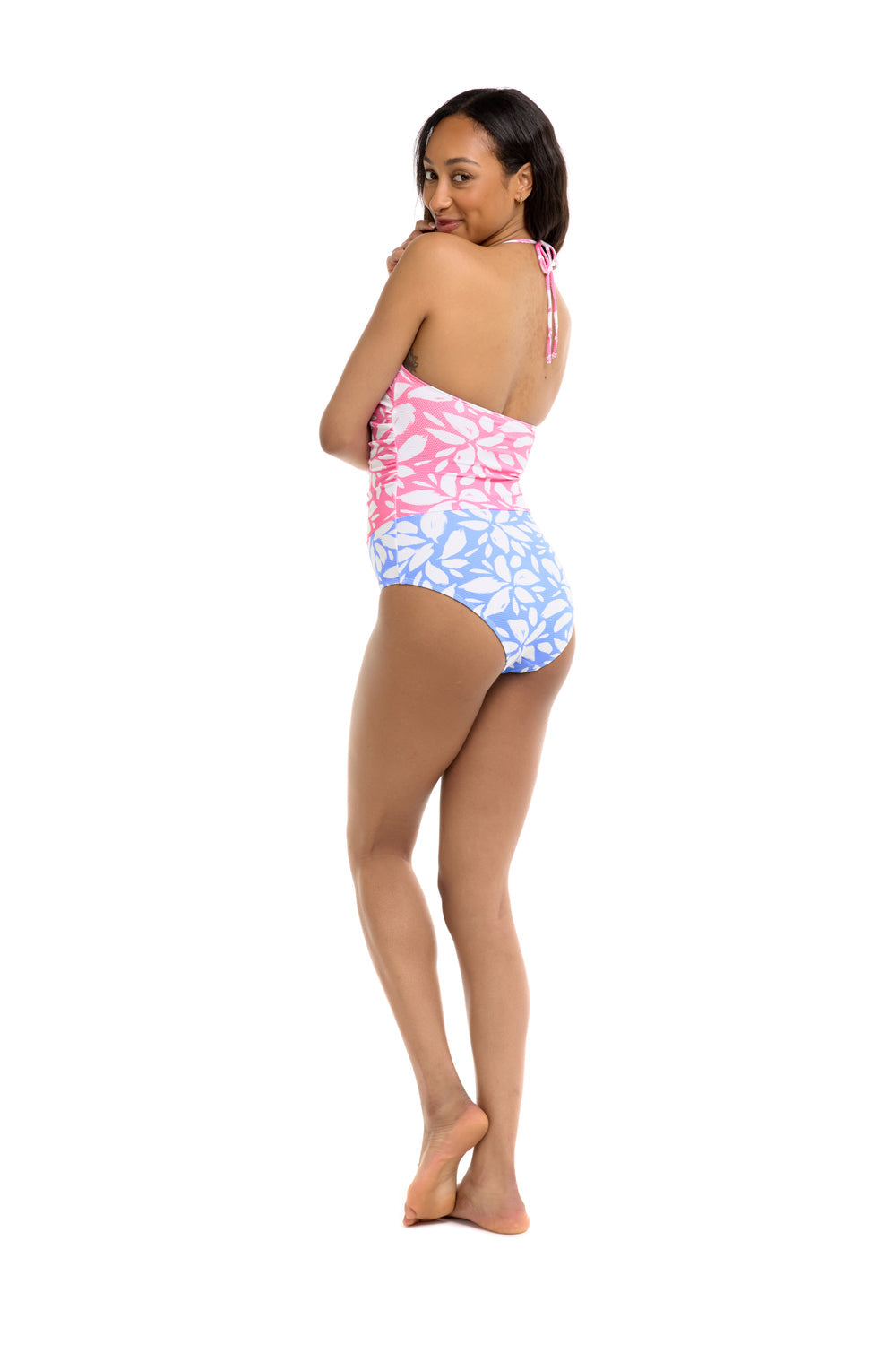 Body Glove Petals Julia One Piece Swimsuit - Periwinkle