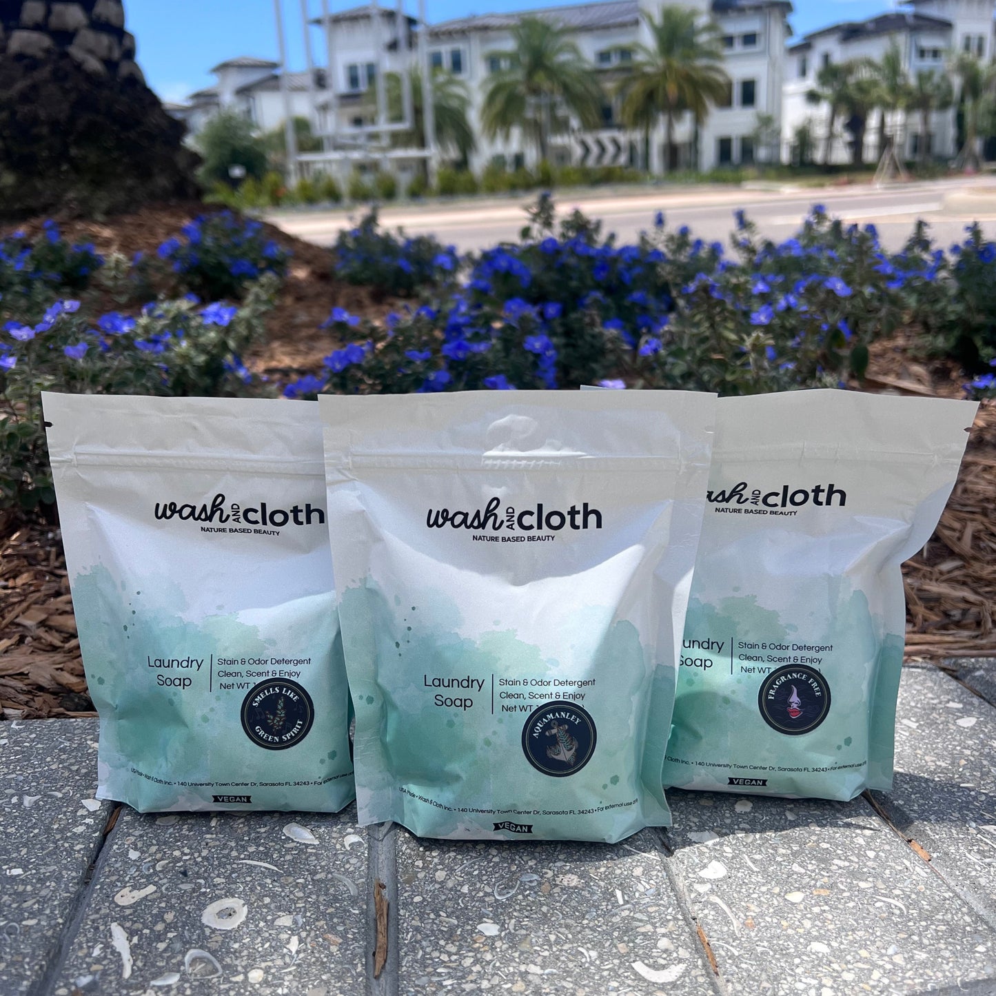 Wash & Cloth On The Go Natural Laundry Soap