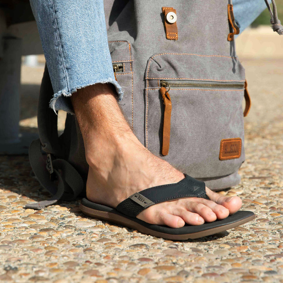 Reef Santa Ana Mens Sandals - Black