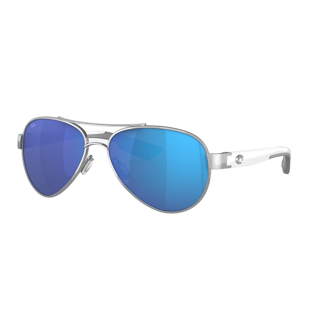 Costa Loreto Sunglass - Palladium with Blue Mirror Polarized Glass