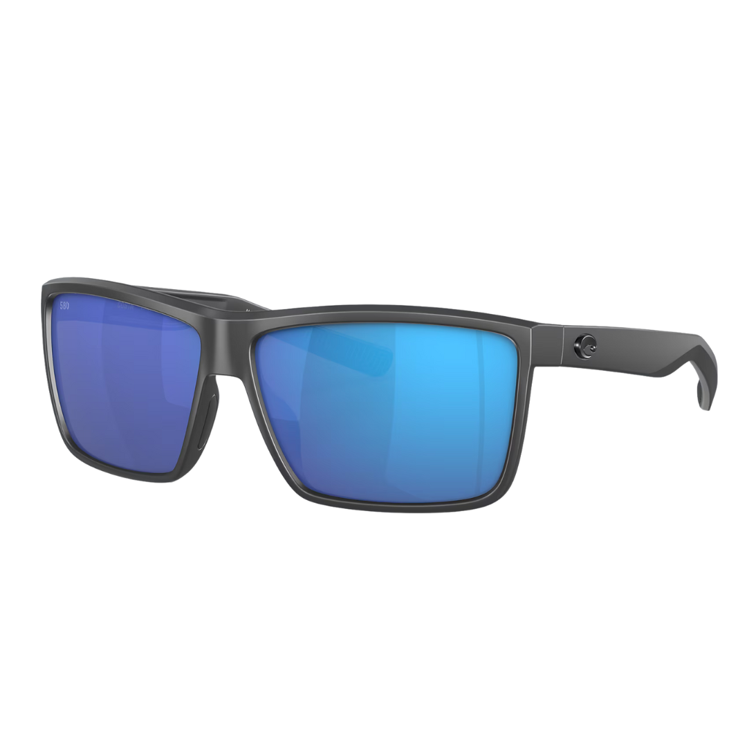 Costa Rinconcito Sunglass - Matte Gray with Blue Mirror Polarized Glass