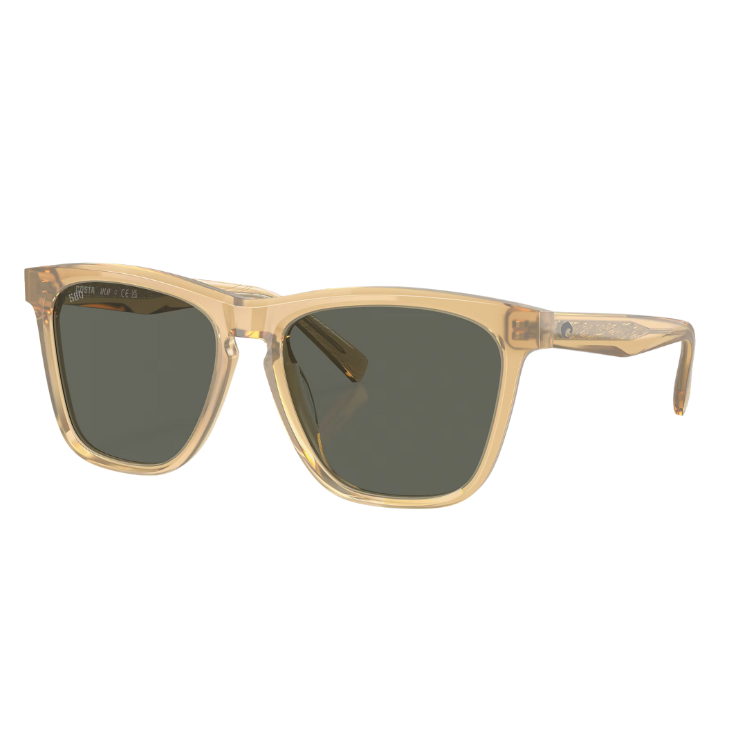 Costa Ulu Sunglass - Sun Coral with Gray Polarized Glass