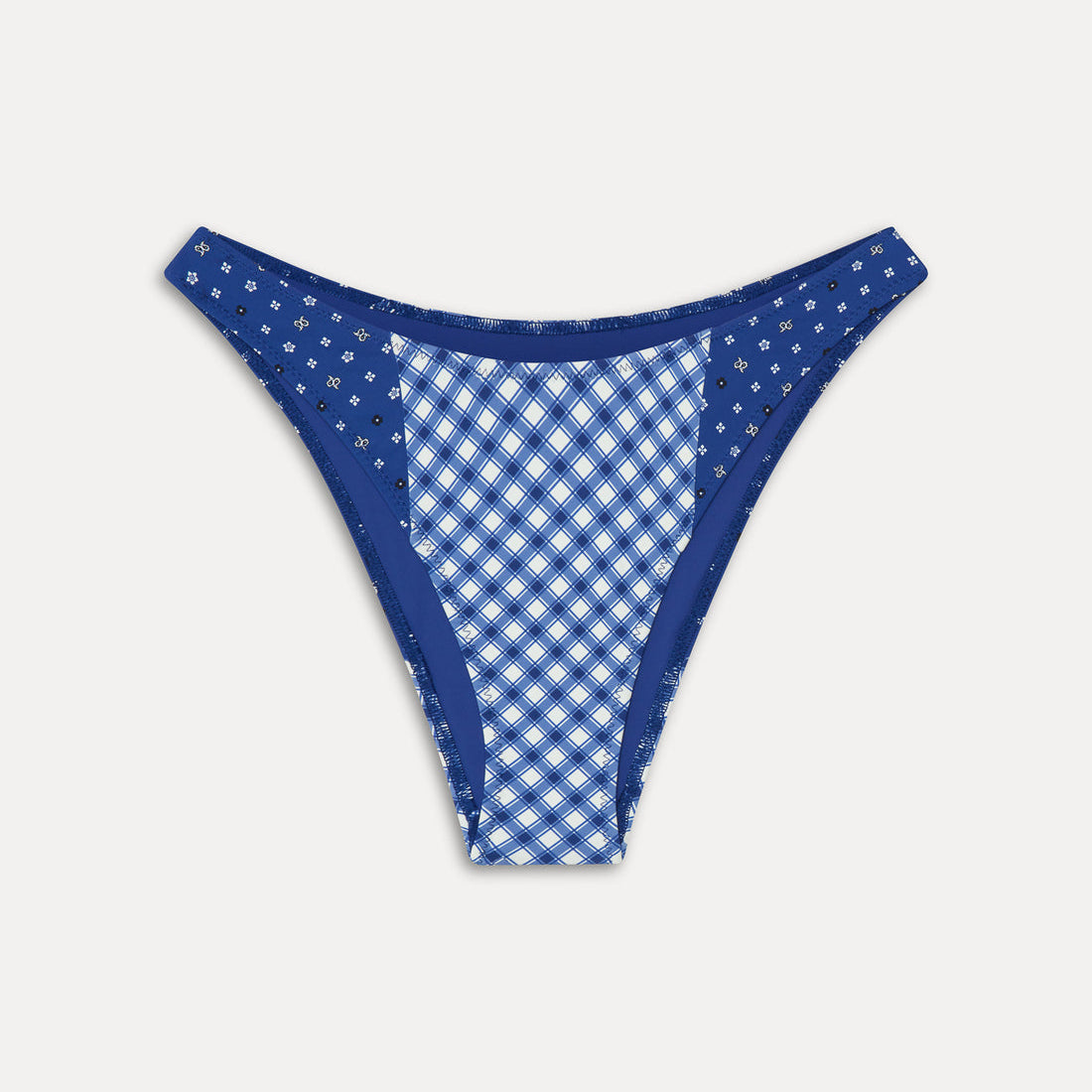 Frankies Bikinis Dove Bikini Bottom - Starry Gingham