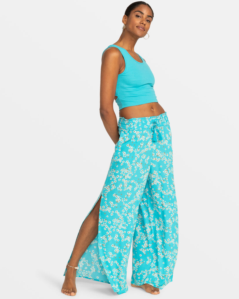 Roxy Good Keepsake Crop Top - Maui Blue